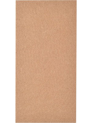 Odea Kahverengi 1 Adet Büyük Boy Yapışkanlı Sandalye, Masa, Koltuk Altı Parke Koruma Keçesi, 12 x 24 cm