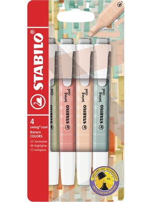 Odea Stabılo Swing Cool Naturecolors 4'lü Paket