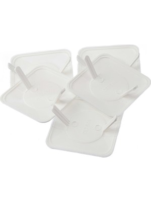 Odea Tek-Iş Kare Buat Kapağı, 5 Adet Beyaz