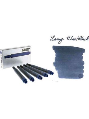 Lamy T10 Mürekkep Kartuşu 5’li Kutu Mavi Siyah