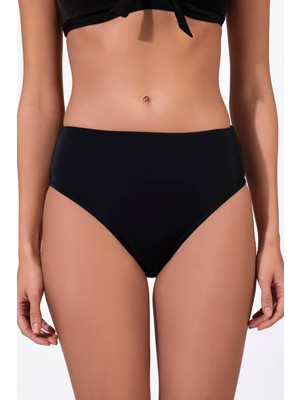 Rafta Endeep Kadın Hipster Yüksek Bel Siyah Bikini Altı