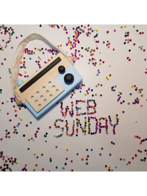 Rafta Websunday El Yapımı Ahşap Oyuncak Baby Radyo: Bebekler ve Çocuklar Için Güvenli, Çevre Dostu ve Sürdürülebilir Bir Seçenek! Yetişkinler Için Nostaljik Bir Deneyim, 1 +2 +3 Yaş Hediyelik Oyuncak (Bebek