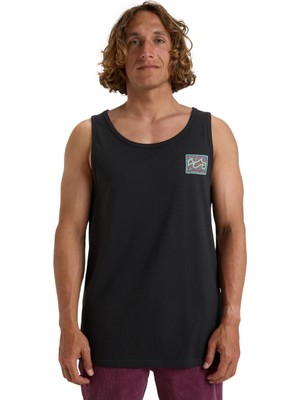Rafta Billabong Erkek Crayon Wave Tk T-Shirt, Siyah (Yıkanmış), M