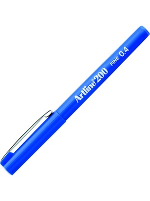 Rafta Artline 200N Fine Keçe Uçlu Yazı Kalemi Uç:0,4 Mm, Mavi