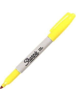 Rafta Sharpie Markör Boya Medium Sarı Yuvarlak Uçlu 34905