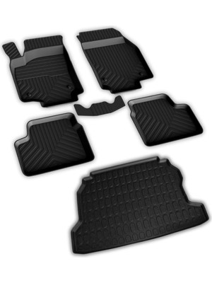 Rafta Ferrous Autoaccessories Opel Astra G Sedan ile Uyumlu 4d Paspas ve 3D Bagaj Havuzu 1999 2004
