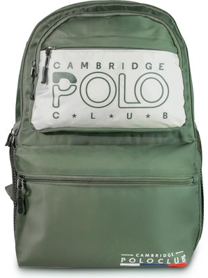 Rafta Cambridge Polo Club Ergonomik Unisex Ortaokul Çantası Haki