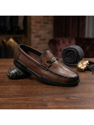 Guja Baskılı Derı Loafer