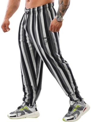 Rafta Bıg Sam Sportswear Company Erkek Baggy Eşofman Altı, Cepli, Oldschool Bol Kesim Spor Pantolonu, Gri, M
