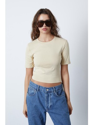 Rafta Crop Basic Tshirt