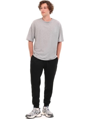 Rafta Lumberjack Renato Lastikli Bel Regular Fit Eşofman Altı, M, 5003311704, Siyah, Erkek