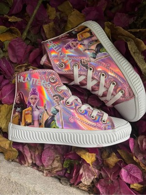 Scarpe Magiche Hunter Kızlar Pembe Hologram Kız Çocuk Ayakkabısı (31-35 Numara Arası Işıksızdır )