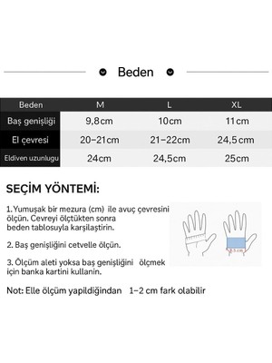 Str Store Soğuk Rüzgar Geçirmez Suya Dayanlıklı Dokunmatik Eldiven Parmak Korumalı Motosiklet Eldiveni Xl