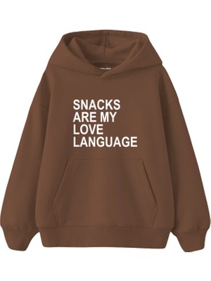 The Lucid Lab Snack Language Çocuk Hoodie