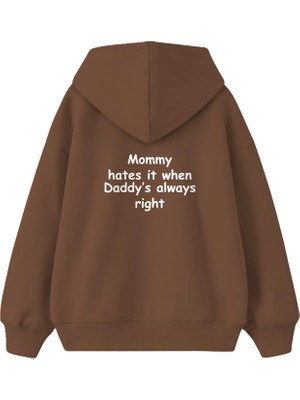 The Lucid Lab Daddy Is Right Çocuk Hoodie