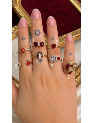 Evin Pinterest Yüzük Red | Ayarlanabilir