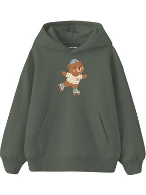 The Lucid Lab Roller Bear Çocuk Hoodie