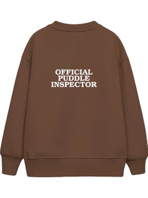 The Lucid Lab Puddle Inspector Çocuk Sweatshirt