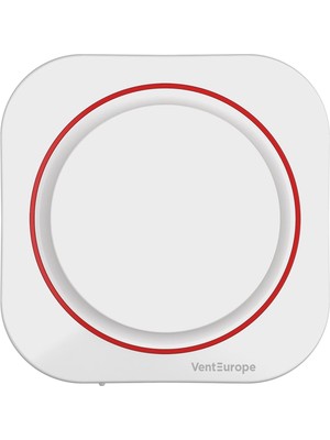 VentEurope Round 100 Bd 10 cm Banyo Tuvalet Aspiratör Fanı Kapaklı Damperli Havalandırma