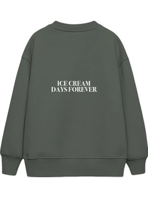 The Lucid Lab Ice Cream Days Forever Çocuk Sweatshirt