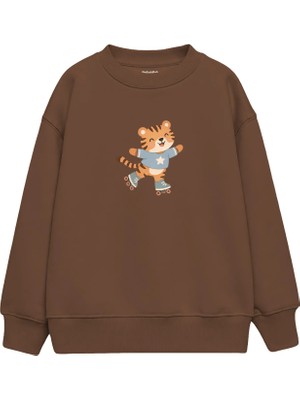 The Lucid Lab Roller Tiger Çocuk Sweatshirt