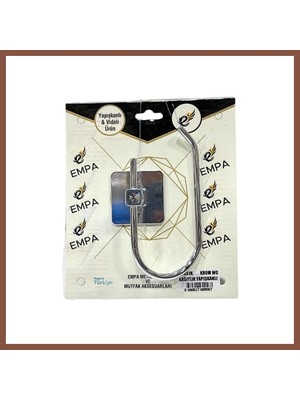 Bezos Krom Açık Wc Kağıtlığı Yapışkanlı Dry
