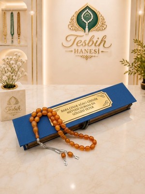 Tesbih Hanesi Ateş Kehribar Tesbih Harfli Kişiye Özel Seri Sıkma Kehribar Tesbih Usta Işi Tesbih Gümüş Kaplama Püskül Babaya Hediye Sevgiliye Hediye Ogretmene Hediye