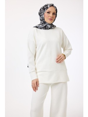 Suede Style 6149 - Şık Rahat Kadın Napoli Pantolon Tunik Takımı