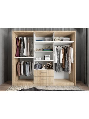 Baramolife Eko 6 Kapaklı Gardırop - G.A.H.E_277