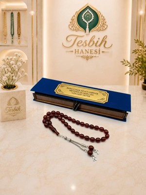 Tesbih Hanesi Ateş Kehribar Tesbih Harfli Kişiye Özel Seri Sıkma Kehribar Tesbih Usta Işi Tesbih Gümüş Kaplama Püskül Babaya Hediye Sevgiliye Hediye Ogretmene Hediye