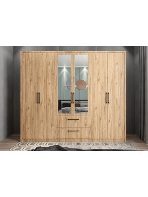 Baramolife Harika 6 Kapaklı Gardırop - G.A.H_215