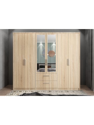 Baramolife Harika 6 Kapaklı Gardırop - G.A.H_277