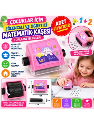 Str Store Çocuklar Için Eğlenceli ve Öğretici Matematik Toplama Işlemleri Kaşesi (Adet Fiyatıdır)