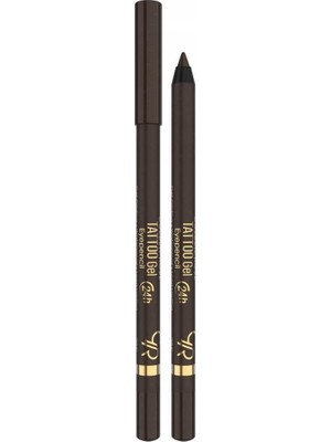 Golden Rose Tattoo Gel Eyepencil No: 104 Glitzy Brown - 24 Saat Kalıcı Suya Dayanıklı Jel Göz Kalemi