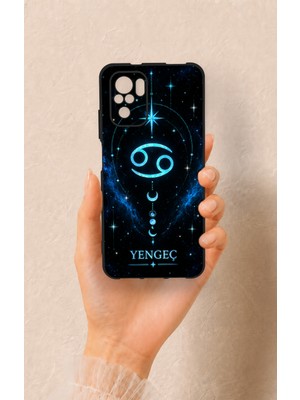 Vip Case Redmi Note 10-10S Uyumlu Yengeç Burcu Temalı Desenli Silikon Kılıf