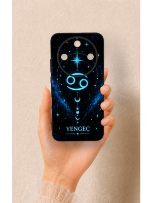 Vip Case Honor Magic 8 Lite Uyumlu Yengeç Burcu Temalı Desenli Silikon Kılıf