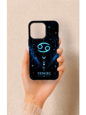 Vip Case iPhone 13 Pro Uyumlu Yengeç Burcu Temalı Desenli Silikon Kılıf