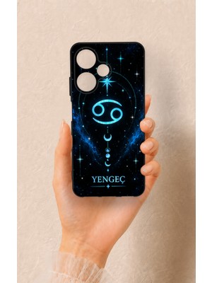 Vip Case Infinix Hot 30I Uyumlu Yengeç Burcu Temalı Desenli Silikon Kılıf