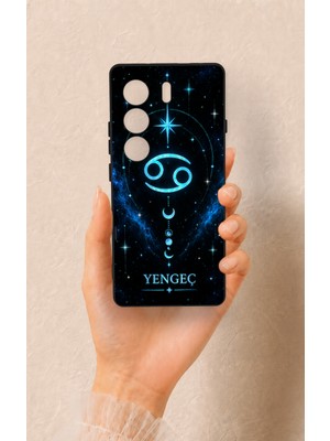 Vip Case Tecno Camon 40 4g Uyumlu Yengeç Burcu Temalı Desenli Silikon Kılıf