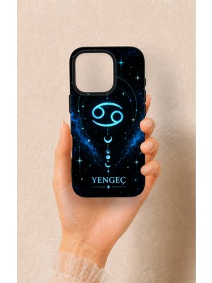 Vip Case iPhone 16 Pro Uyumlu Yengeç Burcu Temalı Desenli Silikon Kılıf
