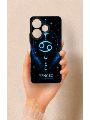 Vip Case Redmi 13 4g Uyumlu Yengeç Burcu Temalı Desenli Silikon Kılıf