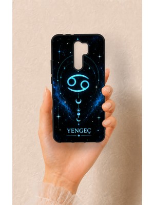 Vip Case Redmi 9 Uyumlu Yengeç Burcu Temalı Desenli Silikon Kılıf