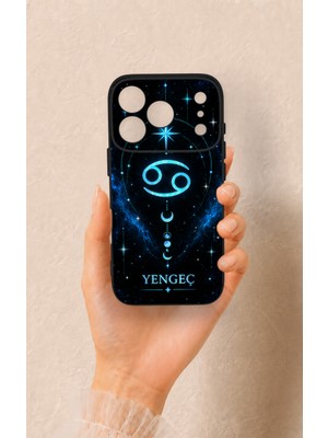 Vip Case iPhone 17 Pro Uyumlu Yengeç Burcu Temalı Desenli Silikon Kılıf
