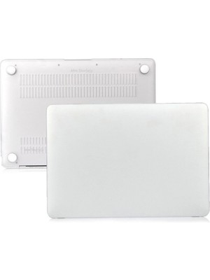 Wisipi MacBook Air M1 Kılıf A2337 Uyumlu 13 Inç Mat Sert Kılıf A2179 A1932 Parmak Izi Bırakmayan Koruyucu Hard Case Kapak Şeffaf