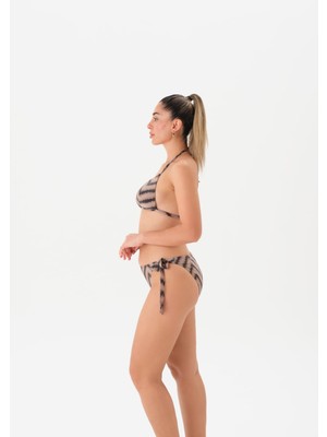 Mythriva Eros 4135BK Üçgen Bikini Takımı, Kahverengi, 36 Beden, Kadın