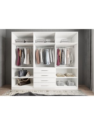 Baramolife Trend 6 Kapaklı Gardırop -  G.A.T_270