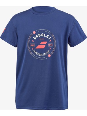 Babolat Exercıse Graphıc B Çocuk Mavi T-Shirt 4BTD017-4000