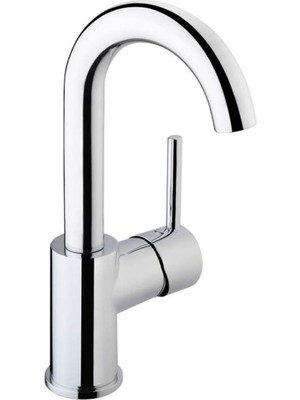 Şanal Artema Minimax S A41999 Döner Borulu Lavabo Bataryası, 9 L/dk Akış Hızı, 10 x 10 x 10 Cm, Krom