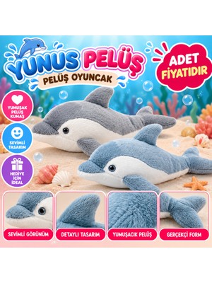 Wisipi Yunus Peluş Peluş Oyuncak (Adet Fiyatıdır)