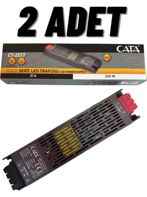 Cata CT-2577 2 Adet 21 Amper Iç Mekan Şerit LED Trafo Klemensli